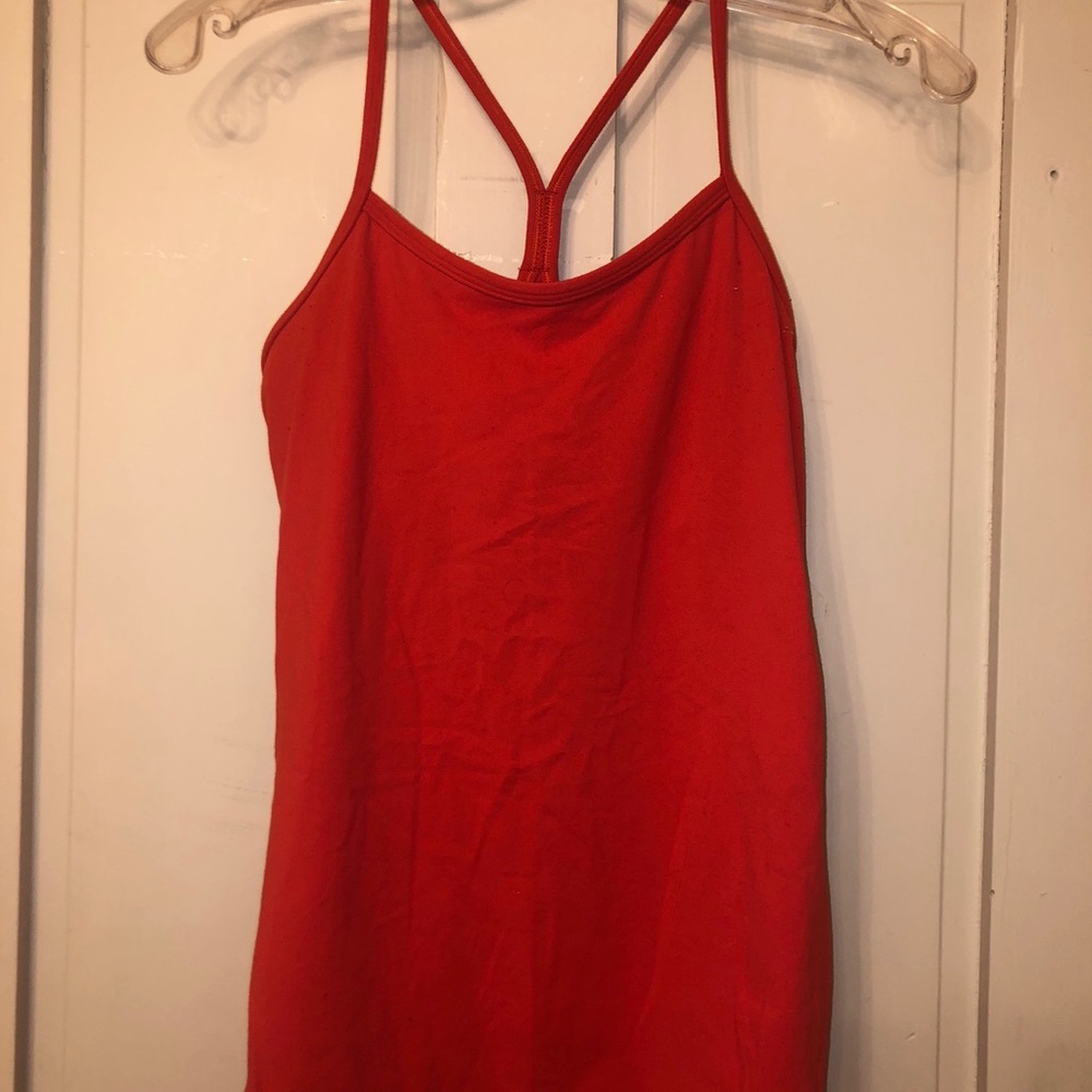 SLIGHTLY WORN! Lululemon Racer Back Tank Top🧡⚡️🍊